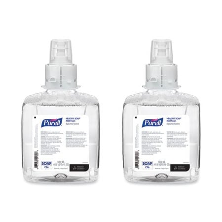 Gojo PURELL, HEALTHY SOAP MILD FOAM, FOR CS6 DISPENSERS, 1,200 ML, 2PK 657402CT